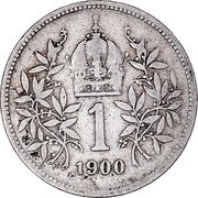Austria Corona Franz Joseph I 1900 KM# 2804 1 1893 coin reverse Austria Corona Franz Joseph I 1900 KM# 2804 1 1893 coin reverse