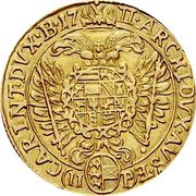 Austria Ducat Joseph I 1711 IIP KM# 1506 ARCHIDVX AVS ET CARINT DVX B coin reverse Austria Ducat Joseph I 1711 IIP KM# 1506 ARCHIDVX AVS ET CARINT DVX B coin reverse