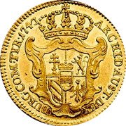Austria Ducat Maria Theresia 1743 KM# 1705 ARCHID AUST DUX BURG COM TYR coin reverse Austria Ducat Maria Theresia 1743 KM# 1705 ARCHID AUST DUX BURG COM TYR coin reverse