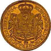 Austria Ducat Joseph II 1764 KM# 1831 ARCHID AUSTR 1764 HUNG BOH ZC PRINC HER coin reverse Austria Ducat Joseph II 1764 KM# 1831 ARCHID AUSTR 1764 HUNG BOH ZC PRINC HER coin reverse