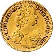 Austria Ducat Maria Theresia 1765 KM# 1783 M THERES D G R IMP GE HU BO REG coin obverse Austria Ducat Maria Theresia 1765 KM# 1783 M THERES D G R IMP GE HU BO REG coin obverse