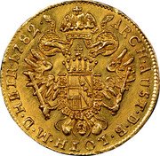 Austria Ducat Josef II 1782 E KM# 1872 ARCH AUST D B LOTH M D HETR 1781 coin reverse Austria Ducat Josef II 1782 E KM# 1872 ARCH AUST D B LOTH M D HETR 1781 coin reverse