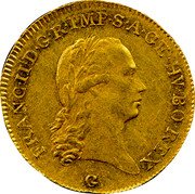 Austria Ducat Franc II 1798 G KM# 1886 FRANC II D G R IMP S A GE HV BO REX coin obverse Austria Ducat Franc II 1798 G KM# 1886 FRANC II D G R IMP S A GE HV BO REX coin obverse