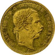 Austria Ducat Franz Joseph I 1872 A KM# 2266 FRANC·IOS·I·D·G·AVSTRIAE IMPERATOR A coin obverse Austria Ducat Franz Joseph I 1872 A KM# 2266 FRANC·IOS·I·D·G·AVSTRIAE IMPERATOR A coin obverse