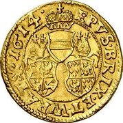 Austria Ducat (Karl the Posthumous) KM# 12 EPVS BRIX ET WRAT 1614 coin reverse Austria Ducat (Karl the Posthumous) KM# 12 EPVS BRIX ET WRAT 1614 coin reverse
