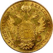 Austria Ducat (Ferdinand I) KM# 2262 REX·LOMB·ET·VEN·DALM· GAL·LOD·ILL·A·A· coin reverse Austria Ducat (Ferdinand I) KM# 2262 REX·LOMB·ET·VEN·DALM· GAL·LOD·ILL·A·A· coin reverse