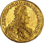 Austria Ducat (Charles VI) KM# 1612 coin obverse Austria Ducat (Charles VI) KM# 1612 coin obverse
