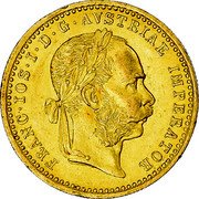 Austria Ducat Franz Joseph I 1914 KM# 2267 FRANC IOS I D G AUSTRIAE IMPERATOR coin obverse Austria Ducat Franz Joseph I 1914 KM# 2267 FRANC IOS I D G AUSTRIAE IMPERATOR coin obverse