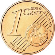 Austria Euro Cent Gentian 2010 KM# 3082 1 EURO CENT LL coin reverse
