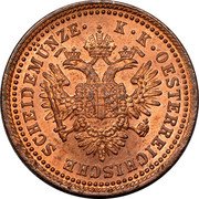 Austria Kreuzer Franz Joseph I 1851 A KM# 2185 K·K·OESTERREICHISCHE SCHEIDEMÜNZE· coin obverse
