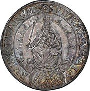 Austria Thaler Franz von Dietrichstein 1630 KM# 140 RVM TVARVM SVB VMBRA ALA coin reverse Austria Thaler Franz von Dietrichstein 1630 KM# 140 RVM TVARVM SVB VMBRA ALA coin reverse