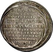 Austria Thaler Roman Rauscher von Steyr 1679 KM# 5 ROMANO PRÆS. GARST: PROTECTORISVO IVBILÆVM ADARASAGENTI S. P. Q. S TYRENSIS ET SOCIETAS FERR. FODIN. ANNO & ANIMOSO D. D. D. XXVIIM coin obverse Austria Thaler Roman Rauscher von Steyr 1679 KM# 5 ROMANO PRÆS. GARST: PROTECTORISVO IVBILÆVM ADARASAGENTI S. P. Q. S TYRENSIS ET SOCIETAS FERR. FODIN. ANNO & ANIMOSO D. D. D. XXVIIM coin obverse