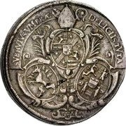 Austria Thaler Roman Rauscher von Steyr 1679 KM# 5 SVBHVIVS VMBRÆ DELICIIS TVTA coin reverse Austria Thaler Roman Rauscher von Steyr 1679 KM# 5 SVBHVIVS VMBRÆ DELICIIS TVTA coin reverse