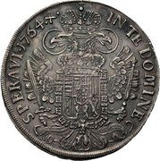 Austria Thaler Franz I 1764 IZV KM# 2039 IN TE DOMINE SPERAVI • 1764 coin reverse Austria Thaler Franz I 1764 IZV KM# 2039 IN TE DOMINE SPERAVI • 1764 coin reverse