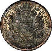 Austria Thaler Joseph II 1769 A IC-SK KM# 2074.1 ARCH • AUST • D • BURG • LOTH • M • D • HET • coin reverse Austria Thaler Joseph II 1769 A IC-SK KM# 2074.1 ARCH • AUST • D • BURG • LOTH • M • D • HET • coin reverse