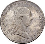 Austria Thaler Leopold II Vienna 1790 KM# 2099 LEOPOLDVS II D G HVNGAR BOHEM GALLIC LODOM REX A coin obverse Austria Thaler Leopold II Vienna 1790 KM# 2099 LEOPOLDVS II D G HVNGAR BOHEM GALLIC LODOM REX A coin obverse