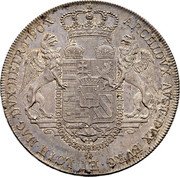 Austria Thaler Leopold II Vienna 1790 KM# 2099 ARCHIDVX AVST DVX BVRG ET LOTH MAG DVX HETR 1790·X coin reverse Austria Thaler Leopold II Vienna 1790 KM# 2099 ARCHIDVX AVST DVX BVRG ET LOTH MAG DVX HETR 1790·X coin reverse