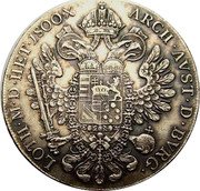 Austria Thaler Franz II 1800 KM# 2158 ARCH AVST D BVRG LOTH M D HET coin reverse Austria Thaler Franz II 1800 KM# 2158 ARCH AVST D BVRG LOTH M D HET coin reverse