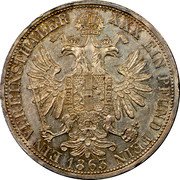 Austria Thaler Franz Joseph I 1863 E KM# 2244 EIN VEREINSTHALER XXX EIN PFUND FEIN 1858 coin reverse Austria Thaler Franz Joseph I 1863 E KM# 2244 EIN VEREINSTHALER XXX EIN PFUND FEIN 1858 coin reverse