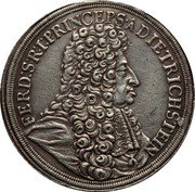 Austria Thaler Ferdinand Joseph 1695 KM# 20 FERD:S:R:I:PRINCEPS·Â DIETRICHSTEIN coin obverse Austria Thaler Ferdinand Joseph 1695 KM# 20 FERD:S:R:I:PRINCEPS·Â DIETRICHSTEIN coin obverse