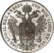 Austria Thaler (Franz I) KM# 2163 HVN·BOH·LOMB·ET VEN· GAL·LOD·IL·REX·A·A·1829· coin reverse Austria Thaler (Franz I) KM# 2163 HVN·BOH·LOMB·ET VEN· GAL·LOD·IL·REX·A·A·1829· coin reverse