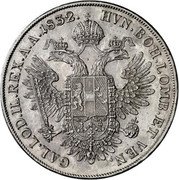 Austria Thaler (Franz I) KM# 2165 HUN BOH LOMB ET VEN GAL LOD IL REX A A coin reverse Austria Thaler (Franz I) KM# 2165 HUN BOH LOMB ET VEN GAL LOD IL REX A A coin reverse