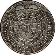 Austria Thaler Ferdinand Joseph 1695 KM# 20 1695 In NICOLSPURG et DOMINUS in TRASP MM coin reverse Austria Thaler Ferdinand Joseph 1695 KM# 20 1695 In NICOLSPURG et DOMINUS in TRASP MM coin reverse