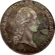Austria Thaler Franz II 1806 A KM# 2159 FRANCISCVS II.D.G.ROM.ET.HAER. AVST.IMP. coin obverse Austria Thaler Franz II 1806 A KM# 2159 FRANCISCVS II.D.G.ROM.ET.HAER. AVST.IMP. coin obverse