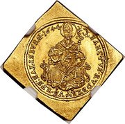 Austria 1/2 Ducat Paris von Lodron 1644 KM# 152 SANCTVS RVDBERTVS EPS SALISBVRG coin reverse Austria 1/2 Ducat Paris von Lodron 1644 KM# 152 SANCTVS RVDBERTVS EPS SALISBVRG coin reverse