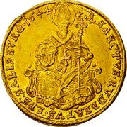 Austria 1/2 Ducat Paris von Lodron 1644 KM# 151 SANCTVS RVDBERTVS EPS SALISBVRG coin reverse Austria 1/2 Ducat Paris von Lodron 1644 KM# 151 SANCTVS RVDBERTVS EPS SALISBVRG coin reverse