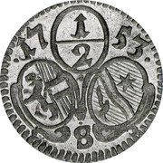 Austria 1/2 Kreuzer Sigismund von Schrattenbach 1753 KM# 367 1/2 coin obverse Austria 1/2 Kreuzer Sigismund von Schrattenbach 1753 KM# 367 1/2 coin obverse