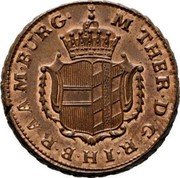Austria 1/2 Kreuzer Maria Theresia 1772 G KM# 7 M THER D G R I H B R A A M BURG coin obverse Austria 1/2 Kreuzer Maria Theresia 1772 G KM# 7 M THER D G R I H B R A A M BURG coin obverse