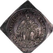Austria 1/2 Thaler Marcus Sittich 1612 KM# 18 SANCTVS RUDBERTVS EPS SALISBVRG coin reverse Austria 1/2 Thaler Marcus Sittich 1612 KM# 18 SANCTVS RUDBERTVS EPS SALISBVRG coin reverse