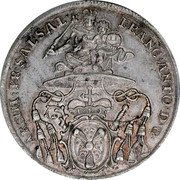 Austria 1/2 Thaler Franz Anton von Harrach 1720 KM# 310 FRANC ANTON D G ARCHI PR SAL S A L coin obverse Austria 1/2 Thaler Franz Anton von Harrach 1720 KM# 310 FRANC ANTON D G ARCHI PR SAL S A L coin obverse