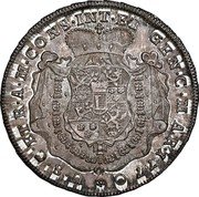 Austria 1/2 Thaler Nicolas Joseph 1770 KM# 1 U S C ET R A M CONS INT ET GEN C M AR 1770 coin reverse Austria 1/2 Thaler Nicolas Joseph 1770 KM# 1 U S C ET R A M CONS INT ET GEN C M AR 1770 coin reverse