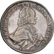 Austria 1/2 Thaler Sigismund von Schrattenbach 1771 KM# 425 SIGISMUNDUS D G A & PR SAL S A L NAT GER PRI coin obverse Austria 1/2 Thaler Sigismund von Schrattenbach 1771 KM# 425 SIGISMUNDUS D G A & PR SAL S A L NAT GER PRI coin obverse