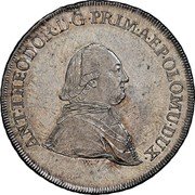 Austria 1/2 Thaler 1779 KM# 484 Olmutz Bishopric Standart Coinage ANT THEODOR D G PRIM A E P OLOMU DUX coin obverse Austria 1/2 Thaler 1779 KM# 484 Olmutz Bishopric Standart Coinage ANT THEODOR D G PRIM A E P OLOMU DUX coin obverse