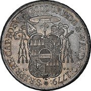 Austria 1/2 Thaler 1779 KM# 484 Olmutz Bishopric Standart Coinage SRIPR RE CAP BOH & A COLLOREDO & WALD CO 1779 coin reverse Austria 1/2 Thaler 1779 KM# 484 Olmutz Bishopric Standart Coinage SRIPR RE CAP BOH & A COLLOREDO & WALD CO 1779 coin reverse