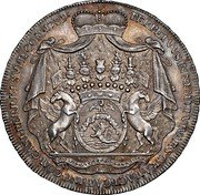 Austria 1/2 Thaler 1789 KM# 10 Batthyani Principality Standart Coinage PERPETVVS IN NEMMET VIVAR S C...COM 1789 coin reverse Austria 1/2 Thaler 1789 KM# 10 Batthyani Principality Standart Coinage PERPETVVS IN NEMMET VIVAR S C...COM 1789 coin reverse
