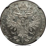 Austria 1/2 Thaler Wenzel 1794 KM# 5 SVP IMP AVL REG HER P G HER POST MAG 1794 coin reverse Austria 1/2 Thaler Wenzel 1794 KM# 5 SVP IMP AVL REG HER P G HER POST MAG 1794 coin reverse