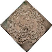 Austria 1/2 Thaler (Paris von Lodron) KM# 90 PARIS.D:G:ARCHI // EPS SAL SE AP LE SVB TVVM PRAESIDIUM CONFVG coin obverse Austria 1/2 Thaler (Paris von Lodron) KM# 90 PARIS.D:G:ARCHI // EPS SAL SE AP LE SVB TVVM PRAESIDIUM CONFVG coin obverse