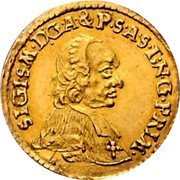 Austria 1/4 Ducat Sigismund bust 1770 KM# 427 SIGISM DGA & P S A S LNO PRIM coin obverse Austria 1/4 Ducat Sigismund bust 1770 KM# 427 SIGISM DGA & P S A S LNO PRIM coin obverse