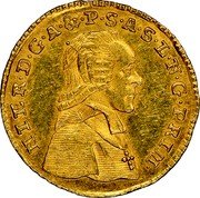 Austria 1/4 Ducat Hieronymus von Colloredo 1776 KM# 443 HITR D G A & P S A S L N G PRIM coin obverse Austria 1/4 Ducat Hieronymus von Colloredo 1776 KM# 443 HITR D G A & P S A S L N G PRIM coin obverse