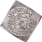 Austria 1/4 Thaler (Markus Sittikus von Hohenems) KM# 16 MARCVS SITTICVS D G AREPS SAL A S L coin obverse Austria 1/4 Thaler (Markus Sittikus von Hohenems) KM# 16 MARCVS SITTICVS D G AREPS SAL A S L coin obverse