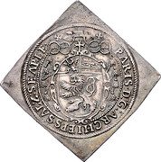 Austria 1/4 Thaler (Paris von Lodron) KM# 58 PARIS · D : G : ARCHIEPS · SALZ : SE : ΛP : LE · coin obverse Austria 1/4 Thaler (Paris von Lodron) KM# 58 PARIS · D : G : ARCHIEPS · SALZ : SE : ΛP : LE · coin obverse