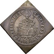Austria 1/4 Thaler Max Gandolf von Kuenburg 1684 KM# 246 S RVDBERTVS (1/4) EPS SALISB coin reverse Austria 1/4 Thaler Max Gandolf von Kuenburg 1684 KM# 246 S RVDBERTVS (1/4) EPS SALISB coin reverse