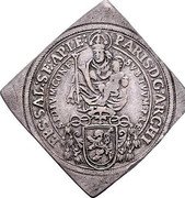 Austria 1/4 Thaler Paris von Lodron 1626 KM# 103 PARIS D G ARCHI SPS SALI SE AP L SVB TWT PRA SIDIVM CONE coin reverse Austria 1/4 Thaler Paris von Lodron 1626 KM# 103 PARIS D G ARCHI SPS SALI SE AP L SVB TWT PRA SIDIVM CONE coin reverse