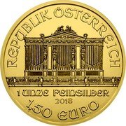 Austria 1,50 Euro (Gustav Klimt - Adele) REPUBLIK OSTERREICH 2018 1,50 EURO 1 UNZE FEINSILBER coin obverse Austria 1,50 Euro (Gustav Klimt - Adele) REPUBLIK OSTERREICH 2018 1,50 EURO 1 UNZE FEINSILBER coin obverse