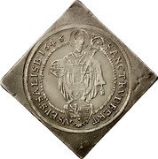 Austria 1/6 Thaler (Paris von Lodron) KM# 108 SANCT RVDEBERTVS EPS SALISB 1646 coin reverse Austria 1/6 Thaler (Paris von Lodron) KM# 108 SANCT RVDEBERTVS EPS SALISB 1646 coin reverse