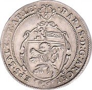 Austria 1/8 Thaler (Paris von Lodron) KM# 57 PARIS D G ARCHI EPS SALZ SE AP LE coin obverse Austria 1/8 Thaler (Paris von Lodron) KM# 57 PARIS D G ARCHI EPS SALZ SE AP LE coin obverse
